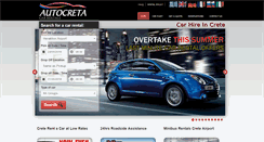 Desktop Screenshot of crete-carrentals.com